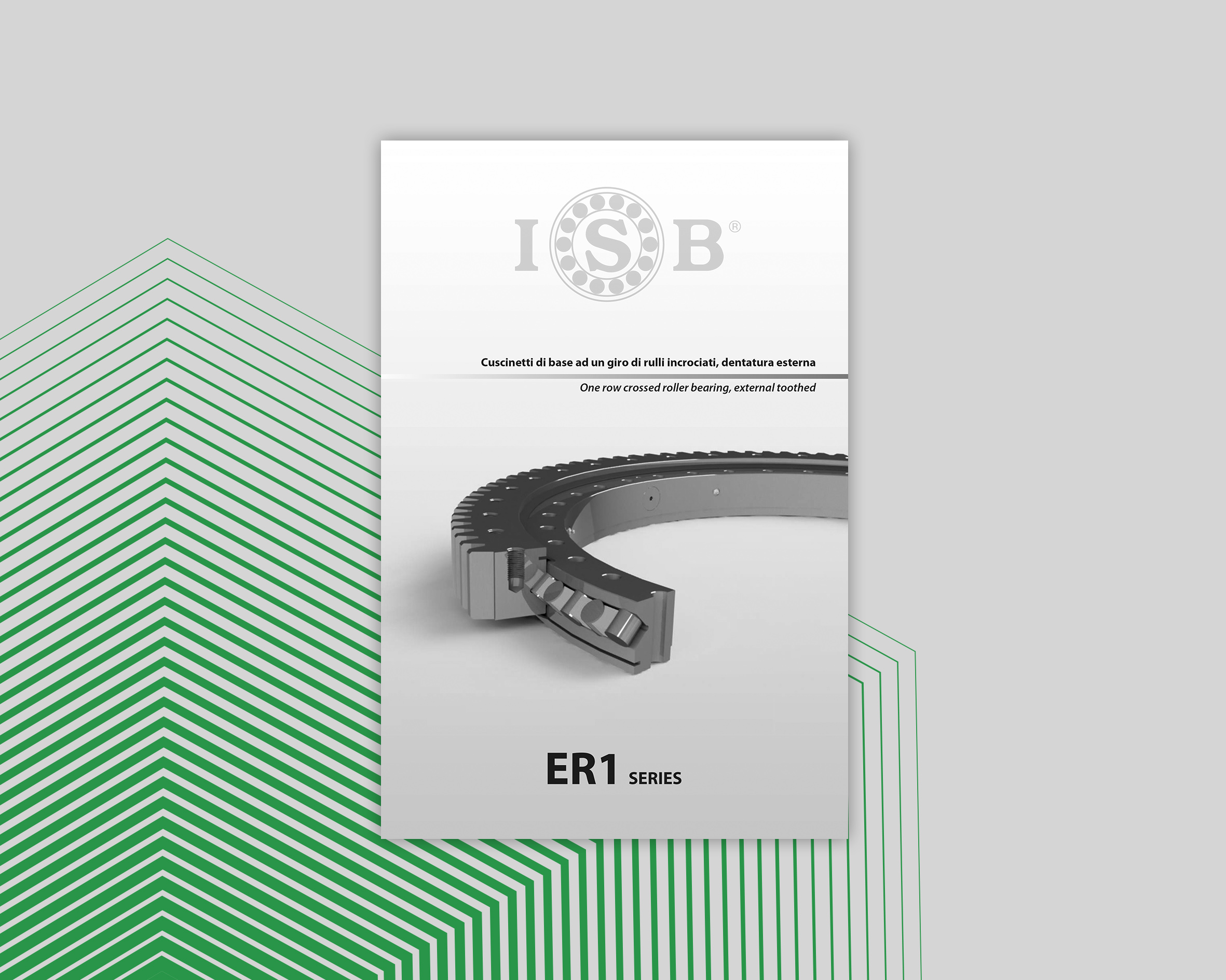 Coronas de giro de una hilera de rodillos cruzados - Serie ER1 ISB