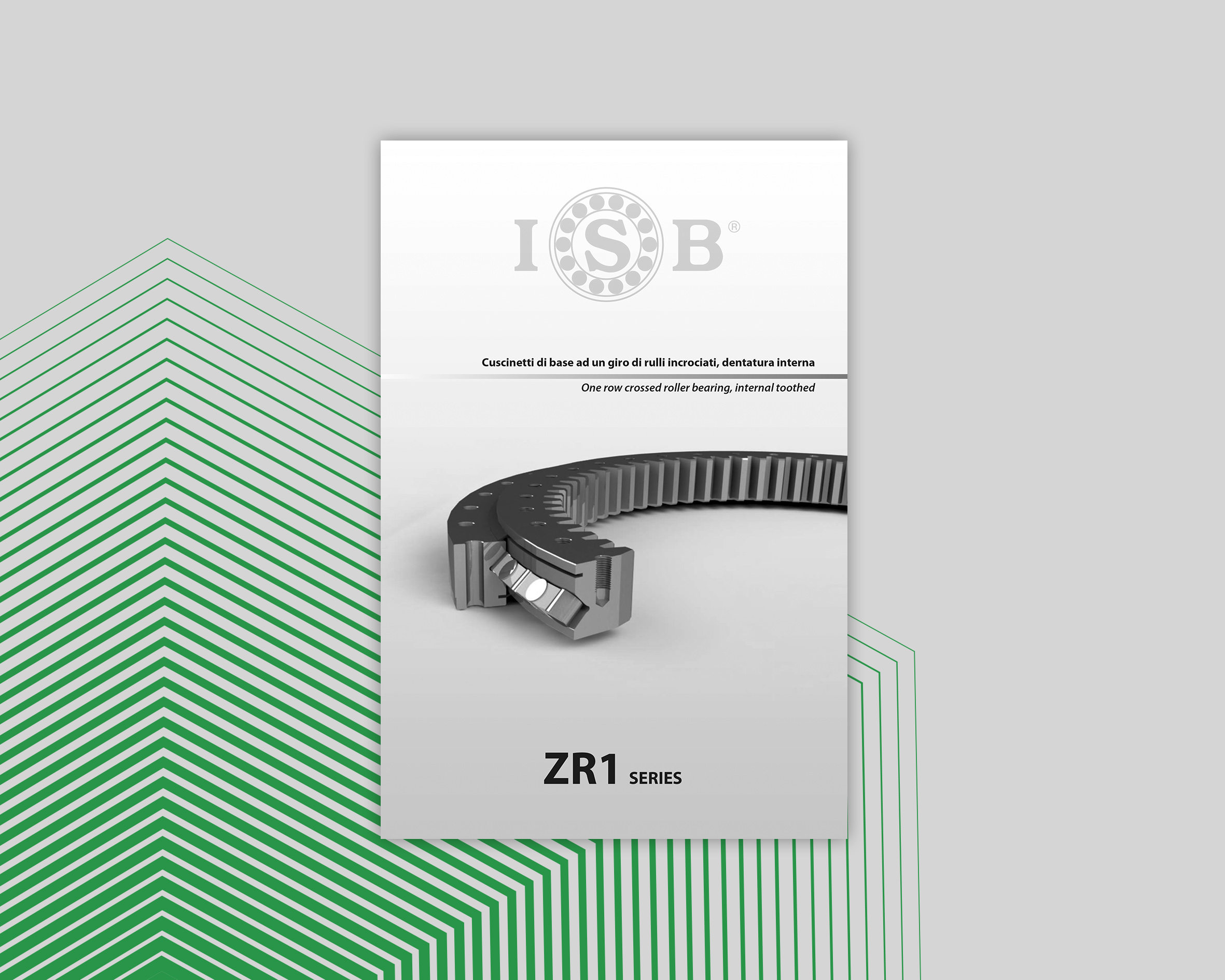 Coronas de giro de una hilera de rodillos cruzados - Serie ZR1 ISB