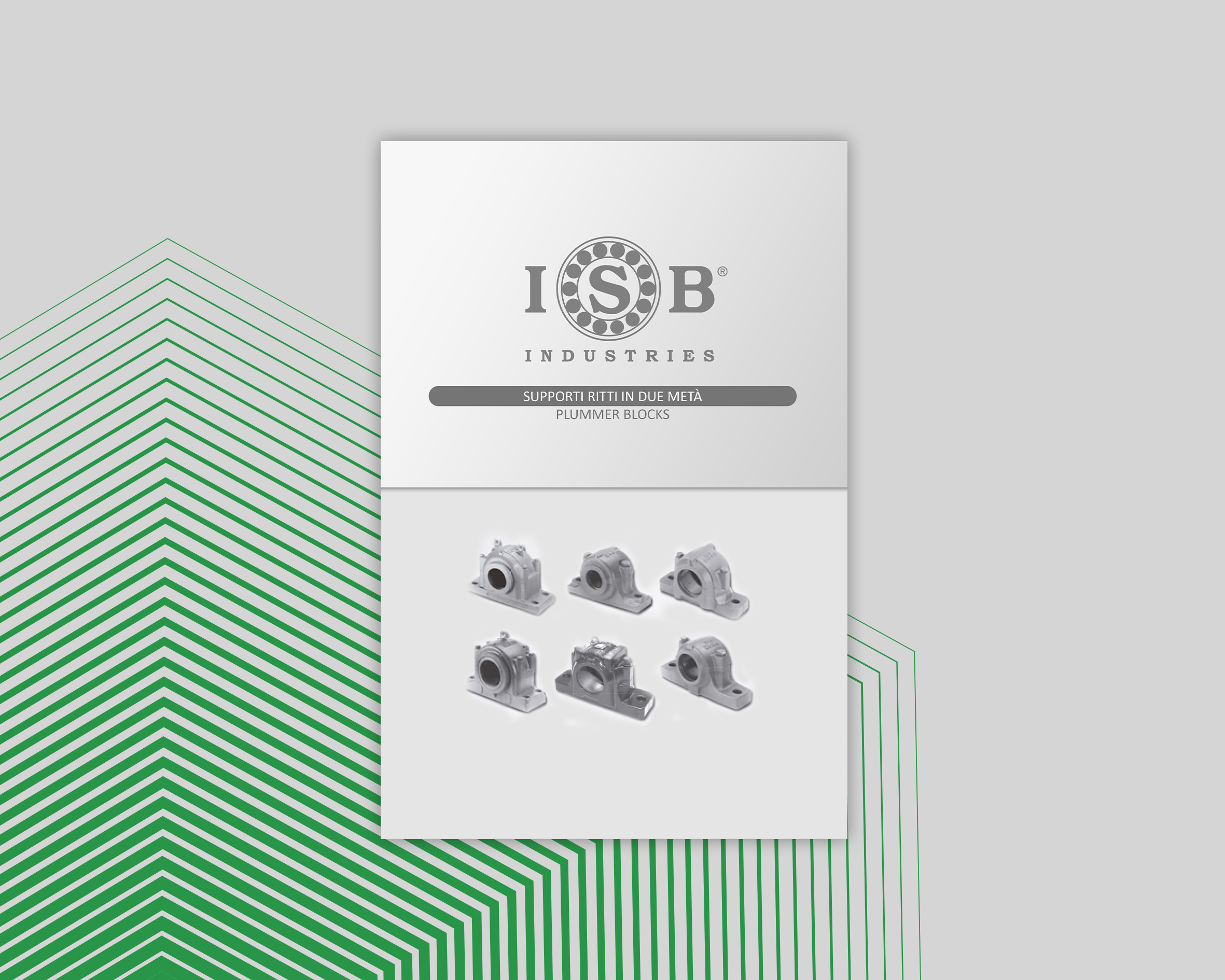 Soportes rectos en dos mitades ISB