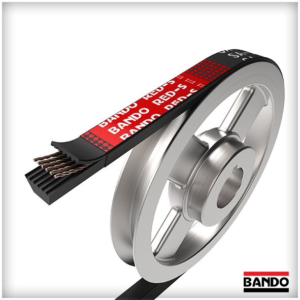 Correas Agrícolas BANDO en V RED S II - ISB IBERICA