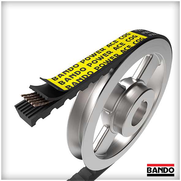 Correas BANDO Trapeciales Estrechas y Dentadas Power Ace - ISB IBERICA