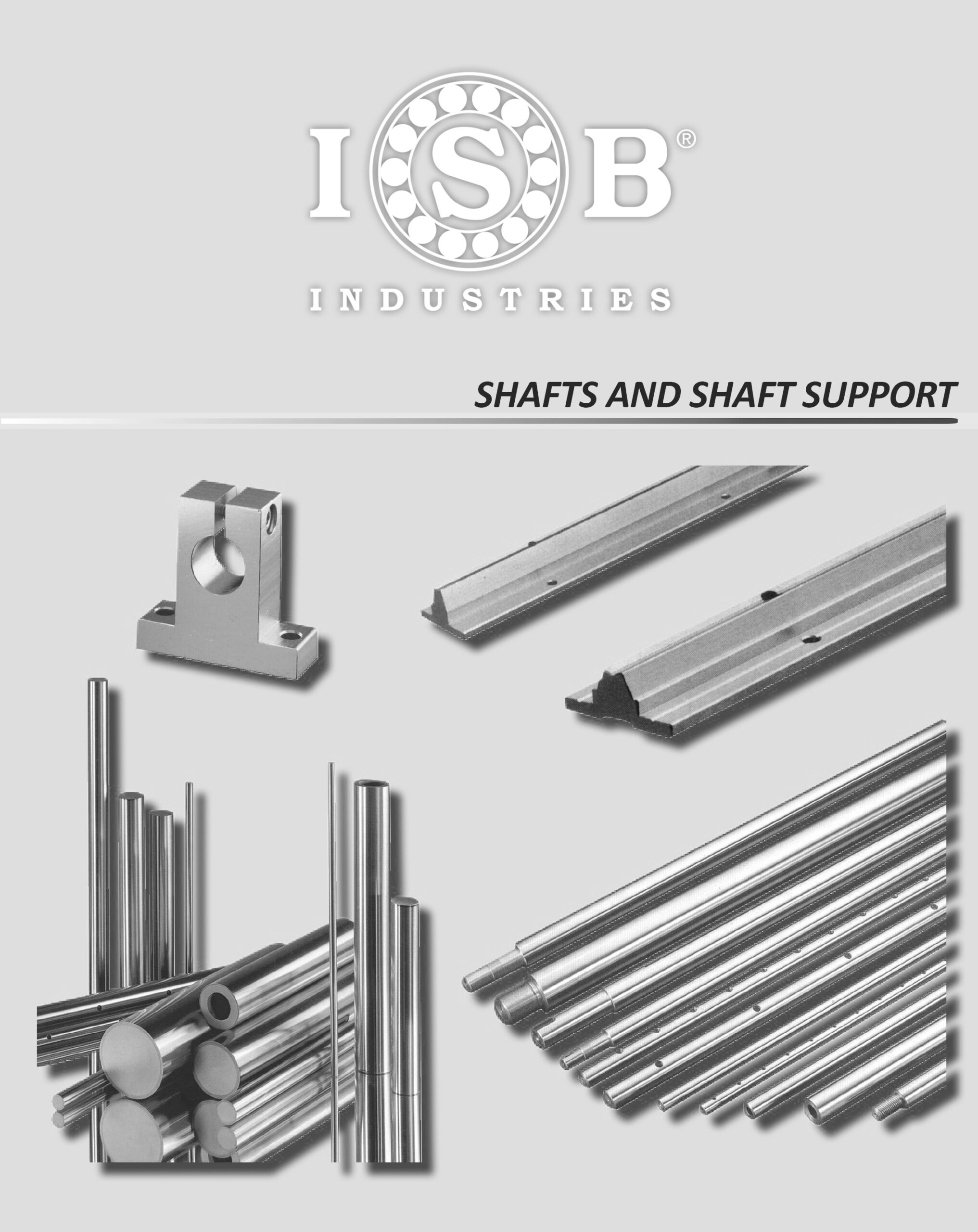 Ejes lineales y soportes de precision ISB